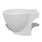 Juego de váter WC y bidé de cerámica blanca