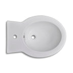 Juego de váter WC y bidé de cerámica blanca