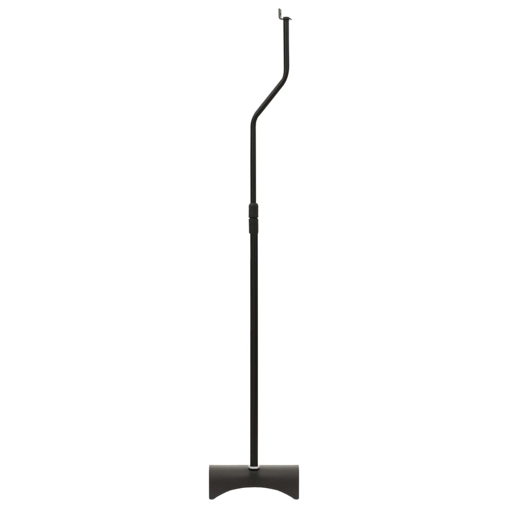 Soporte universal para altavoz 2 unidades negro