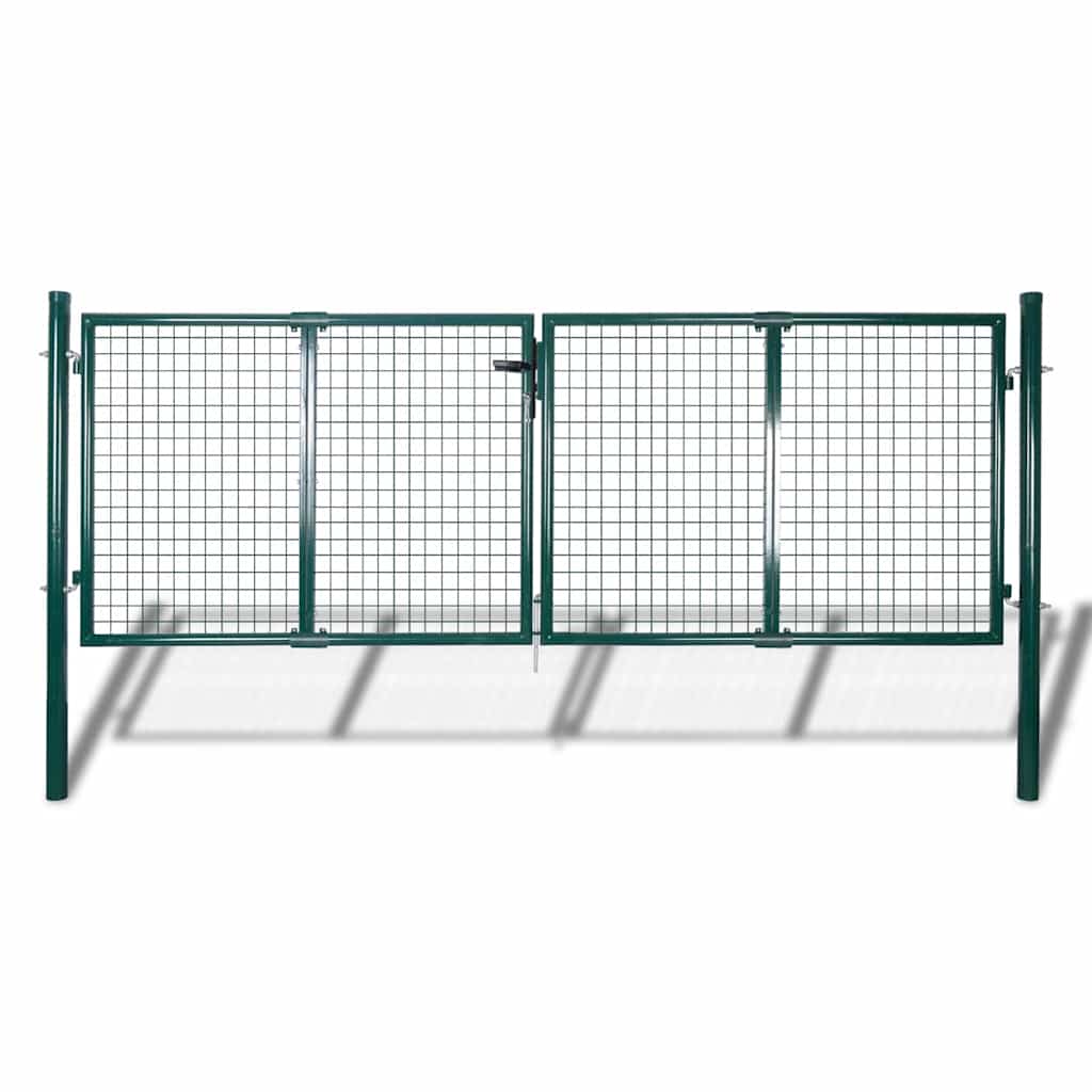 Mesh gate for garden fence wall 300x175 cm