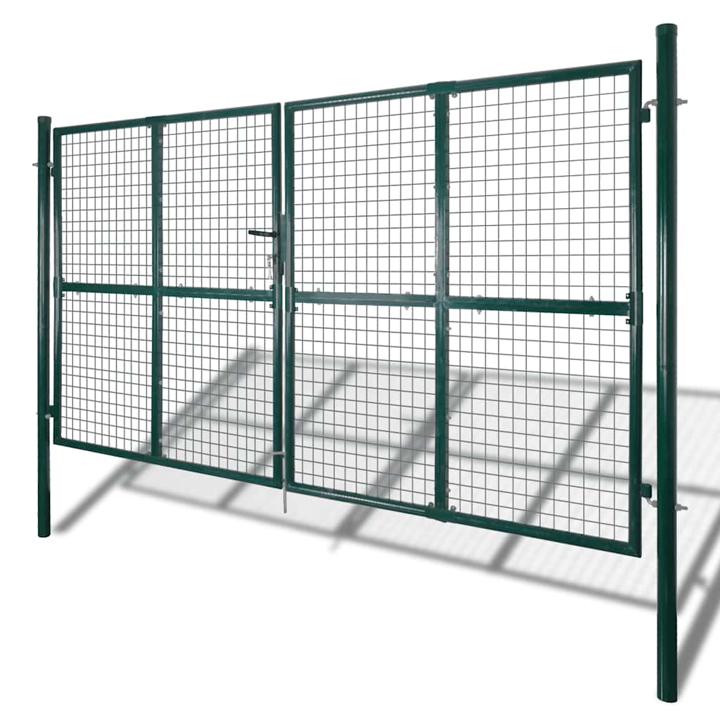 Mesh gate for garden fence wall 300x175 cm
