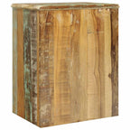 Mesa auxiliar con 1 cajón y 1 puerta madera reciclada