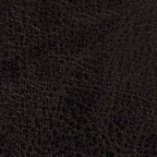 Sillón de cuero artificial marrón oscuro