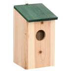 Casa para pájaros 4 unidades madera 12x12x22 cm