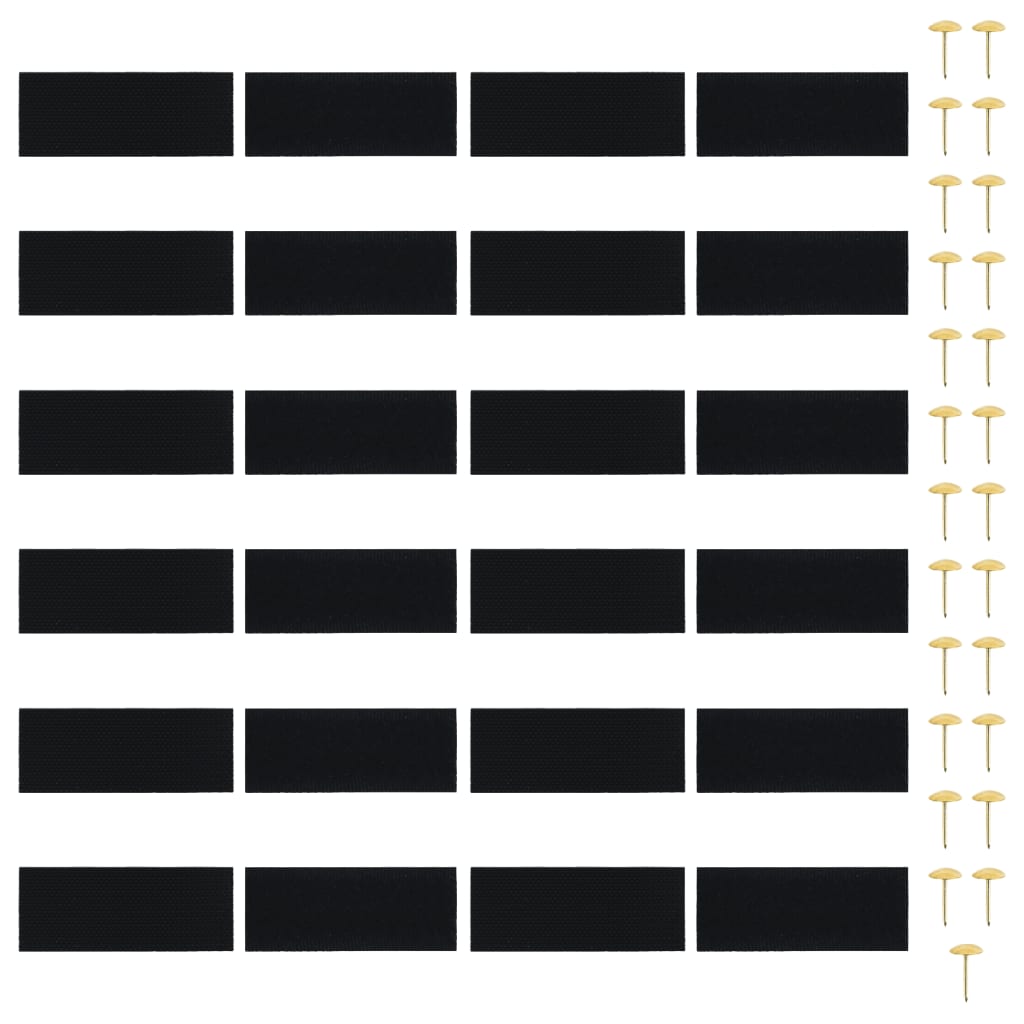 Cortina mosquitera para puerta 2 uds imán negro 210 x 100 cm