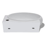 Lavabo con hueco de grifo y rebosadero cerámica blanco