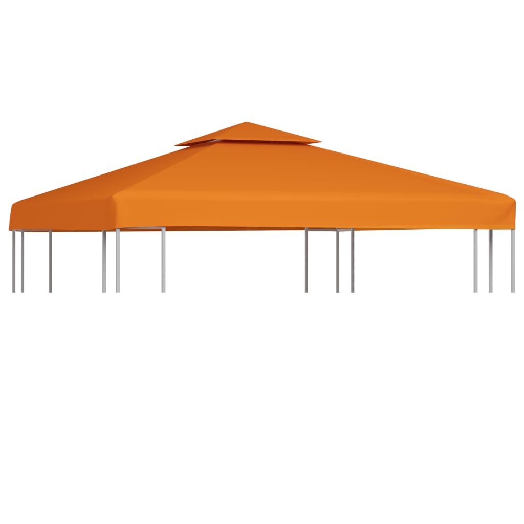 Cubierta de repuesto de cenador crema blanco 310 g/m² 3x4 m