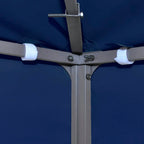 Cubierta de repuesto de cenador 310 g/m² azul oscuro 3x3 m
