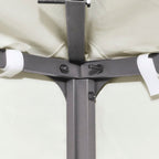 Cubierta de repuesto de cenador crema blanco 310 g/m² 3x4 m