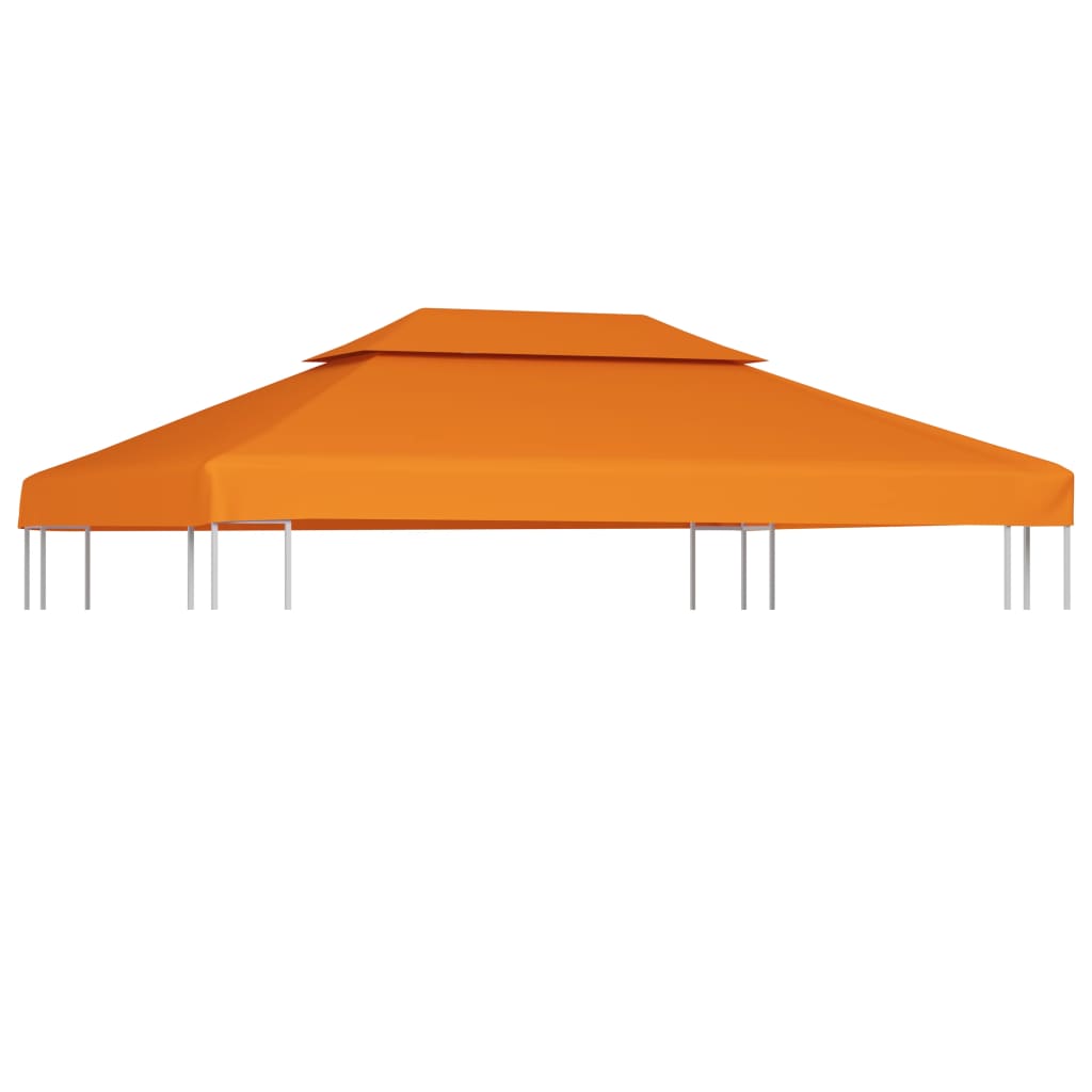 Cubierta de repuesto de cenador crema blanco 310 g/m² 3x4 m