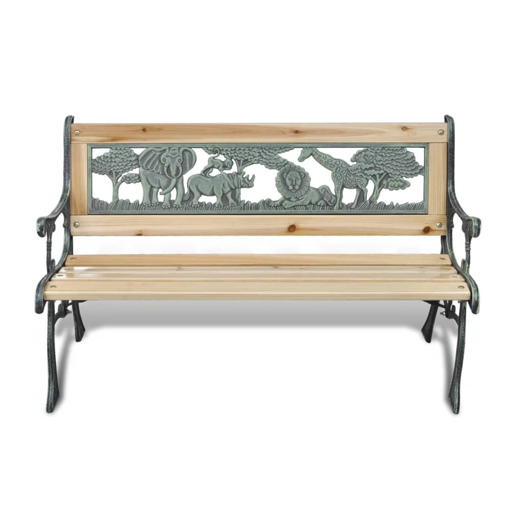 Banco de jardín para niños madera 84 cm