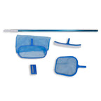 Conjunto De Limpieza De Piscina - Cepillo 2 Recojehojas 1 Mango
