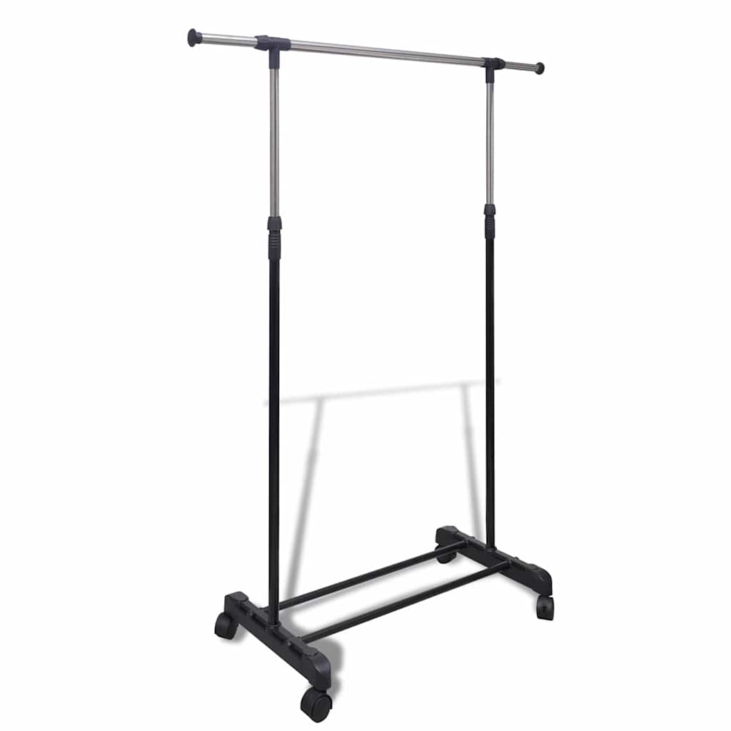 Perchero ajustable para ropa 1 barra 2 unidades