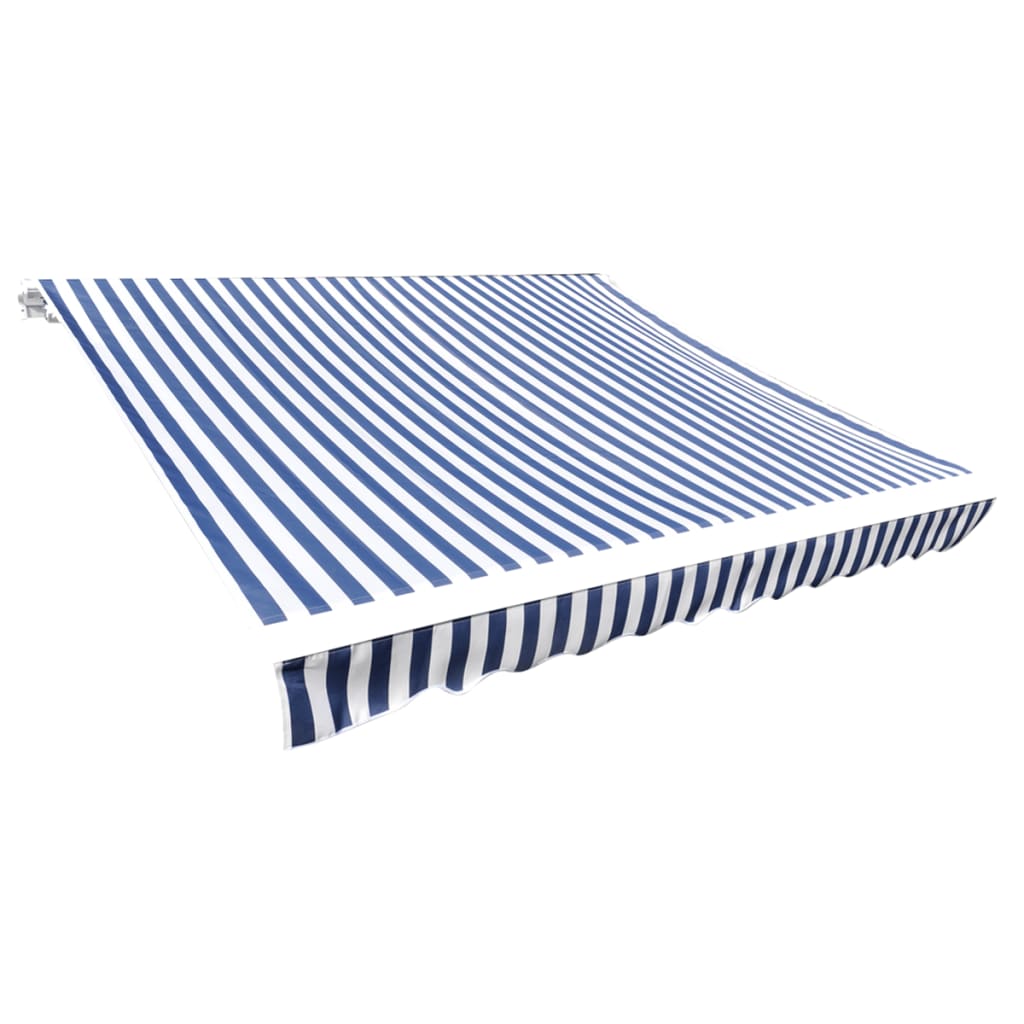Toldo de lona amarelo girassol e branco 3x2,5 m sem armação