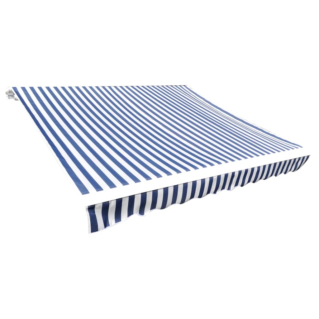 Toldo de lona amarelo girassol e branco 3x2,5 m sem armação