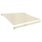 Toldo de lona amarelo girassol e branco 3x2,5 m sem armação