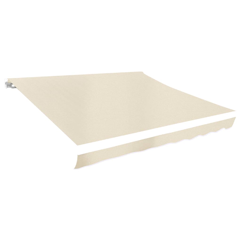 Toldo de lona amarelo girassol e branco 3x2,5 m sem armação