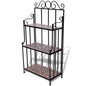 Terracotta mosaic plant stand