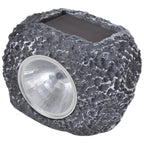 Foco LED solar de exterior con forma de piedra 12 uds
