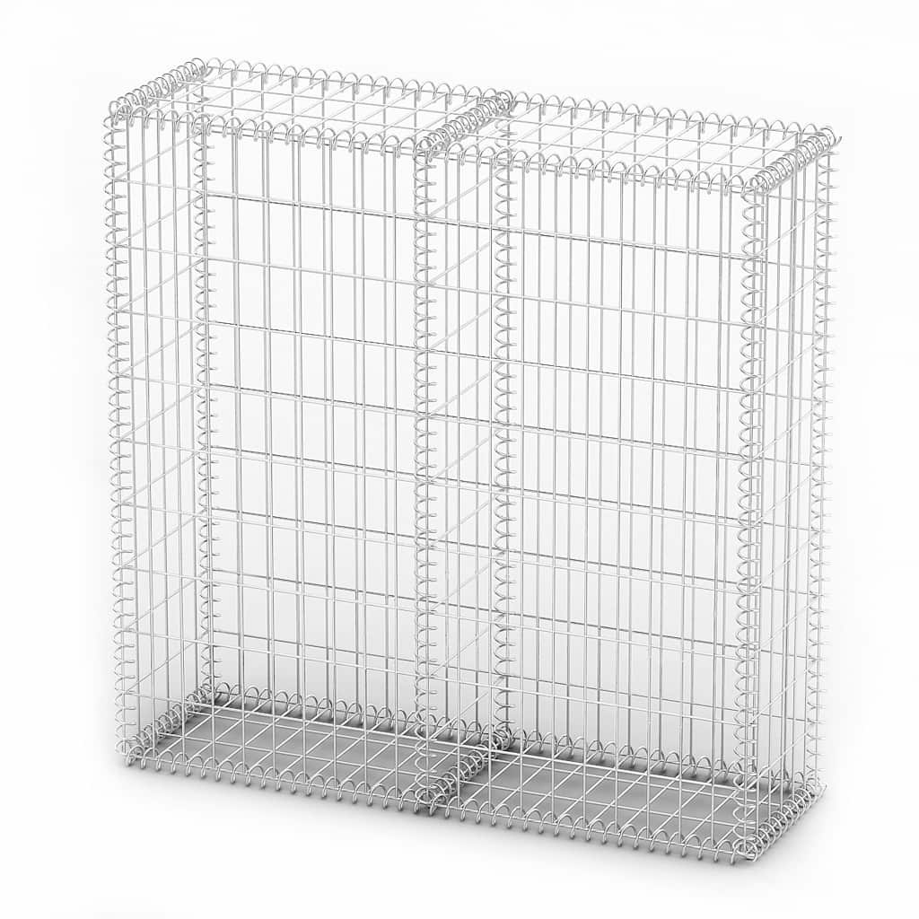 Cesta para muro de gaviones de alambre galvanizado 100x100x30cm