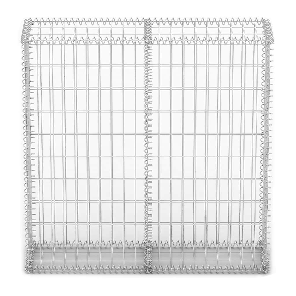 Cesta para muro de gaviones de alambre galvanizado 100x100x30cm