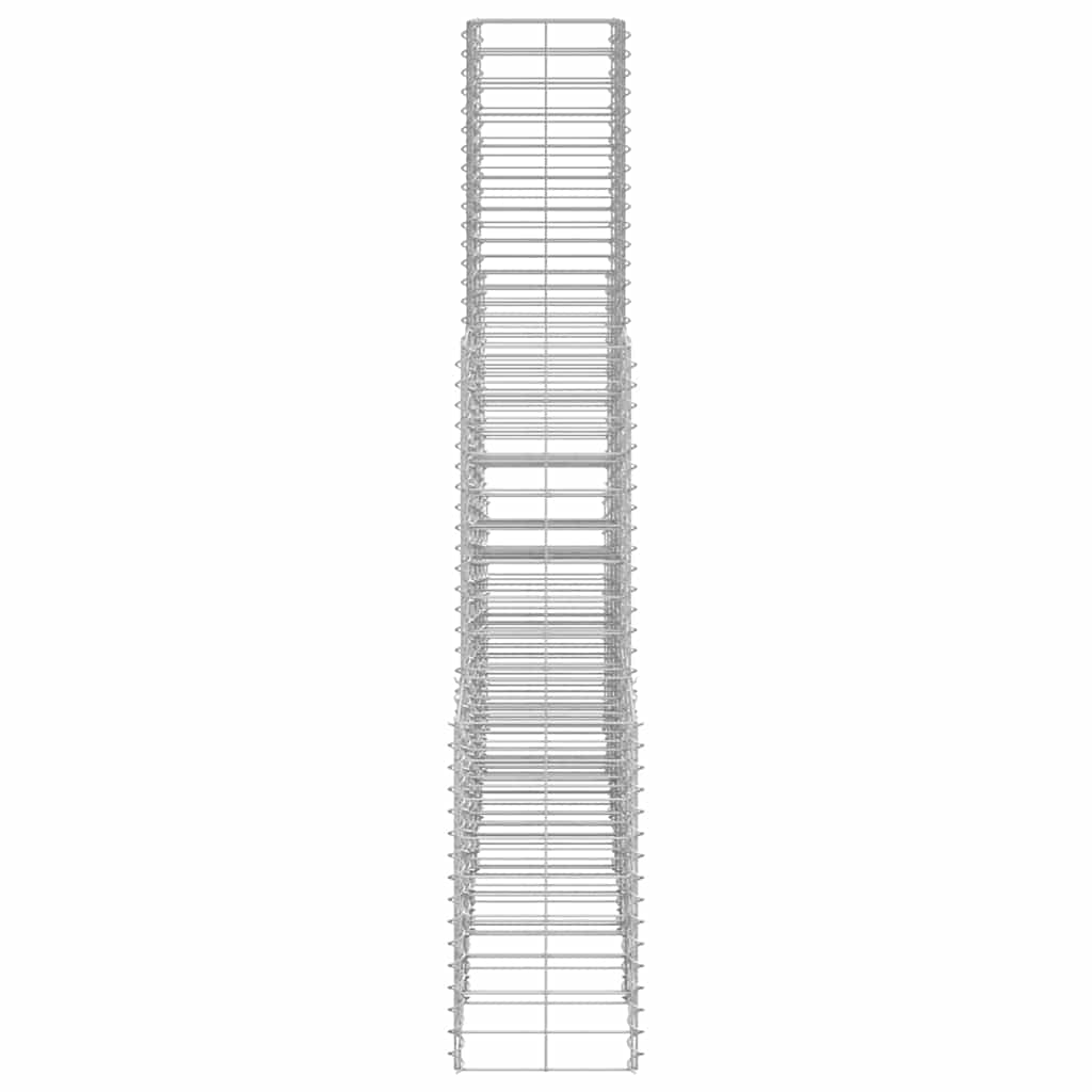 Cestas de muro de gaviones alambre galvanizado 6 unidades