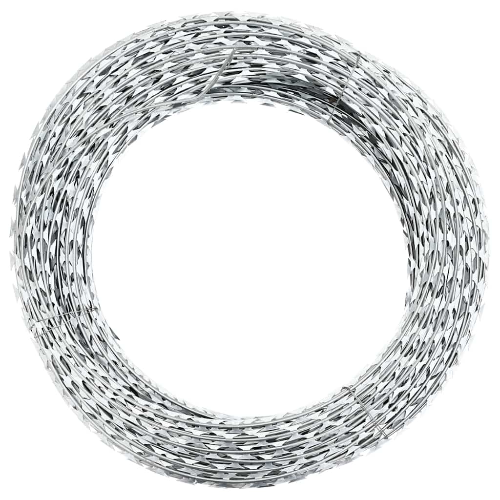 Alambre de espino concertina helicoidal acero galvanizado 100 m