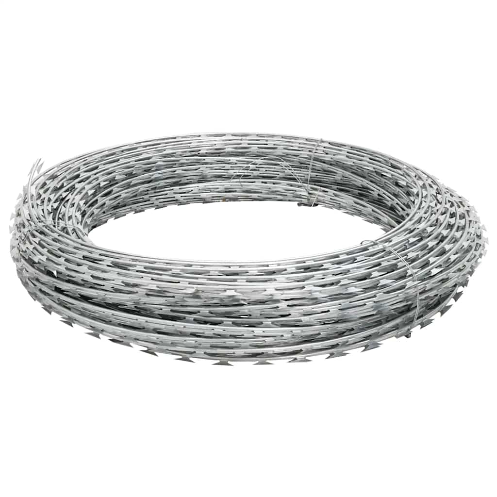 Alambre de espino concertina helicoidal acero galvanizado 100 m