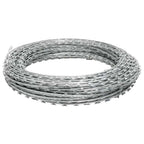 Alambre de espino concertina helicoidal acero galvanizado 100 m