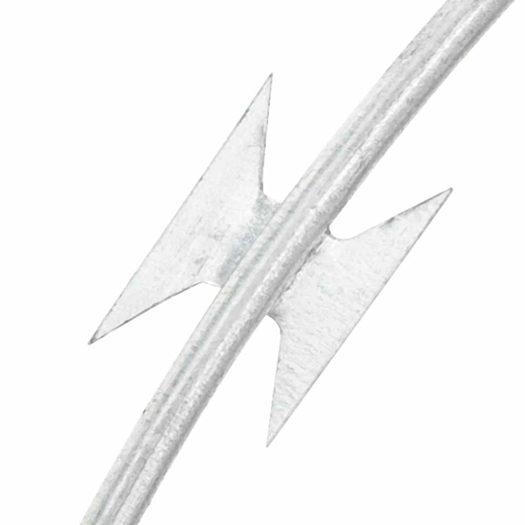 Alambre de espino concertina helicoidal acero galvanizado 100 m
