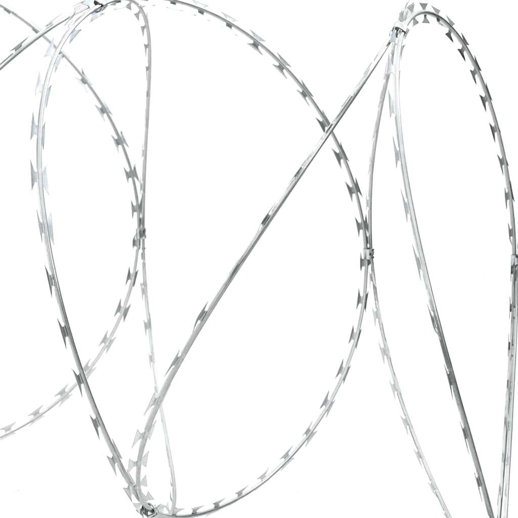 Alambre de espino concertina helicoidal acero galvanizado 100 m