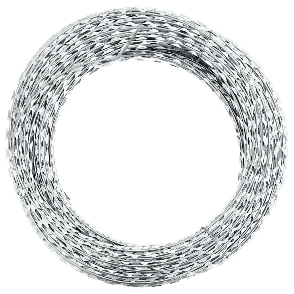 Alambre de espino concertina helicoidal acero galvanizado 100 m