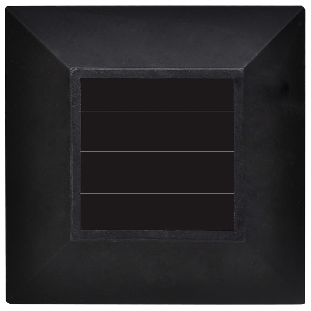 Juego de lámparas solares 12 unidades con estacas 8,6x8,6x38 cm
