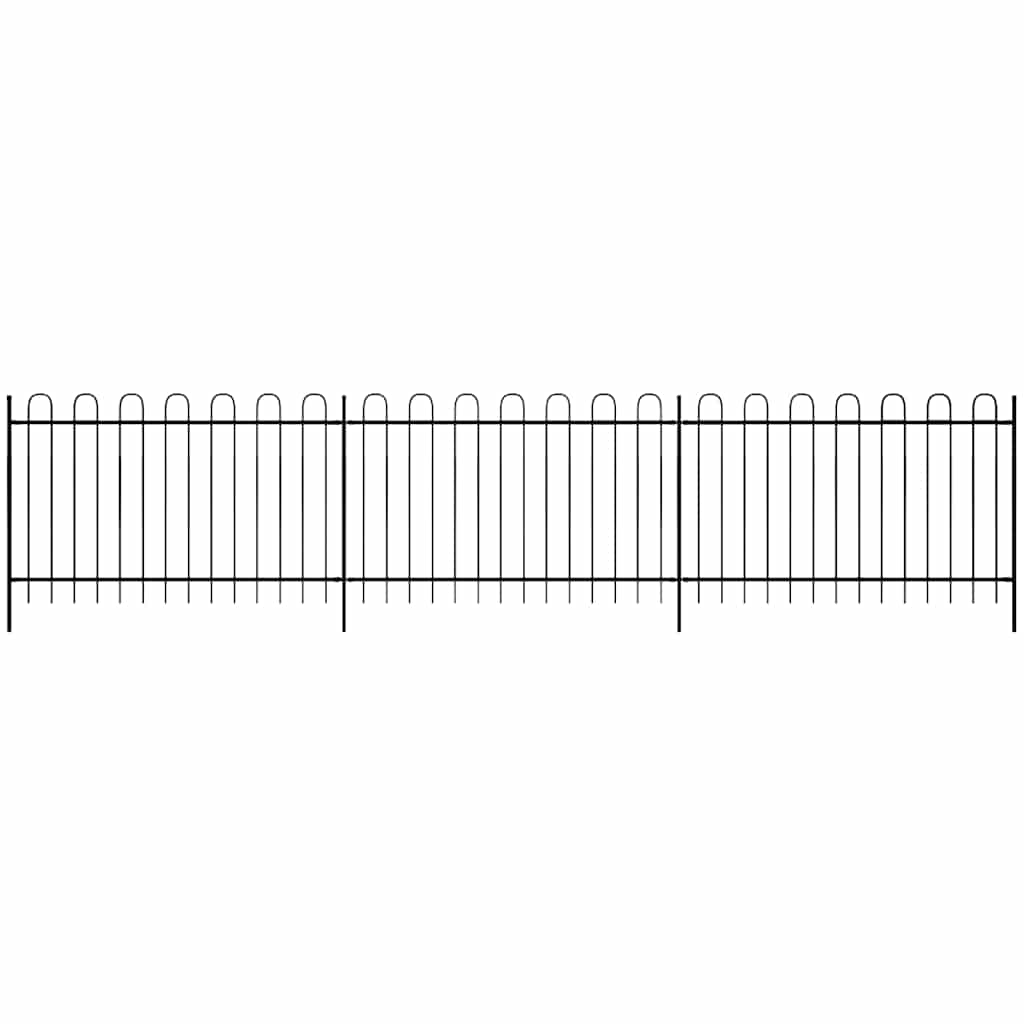 Valla 600 x 150 cm Acero Recubierto de Polvo