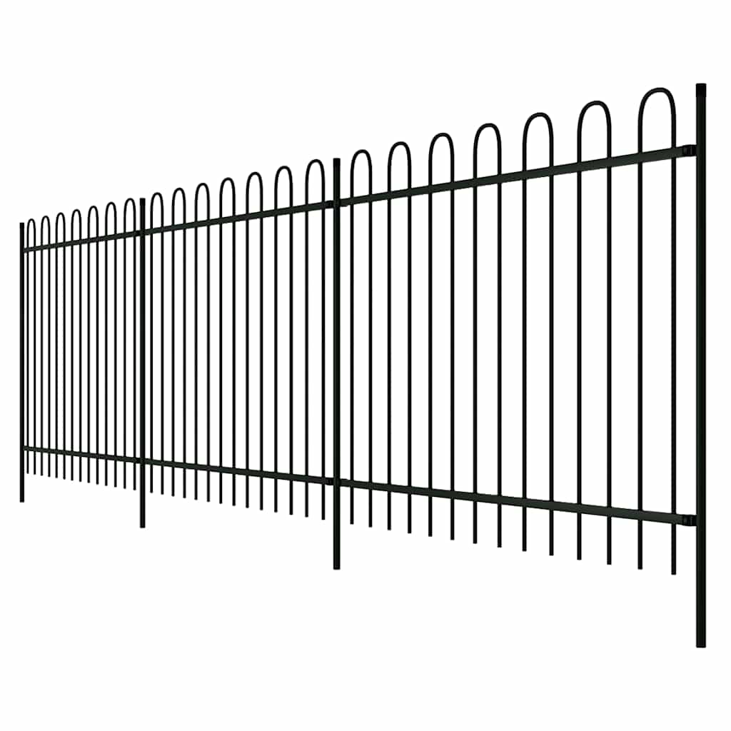 Valla 600 x 150 cm Acero Recubierto de Polvo