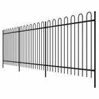 Valla 600 x 150 cm Acero Recubierto de Polvo
