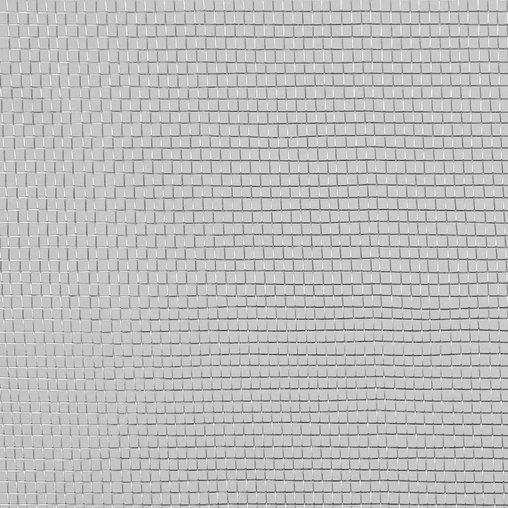 Malla mosquitera de aluminio plateada 100x500 cm