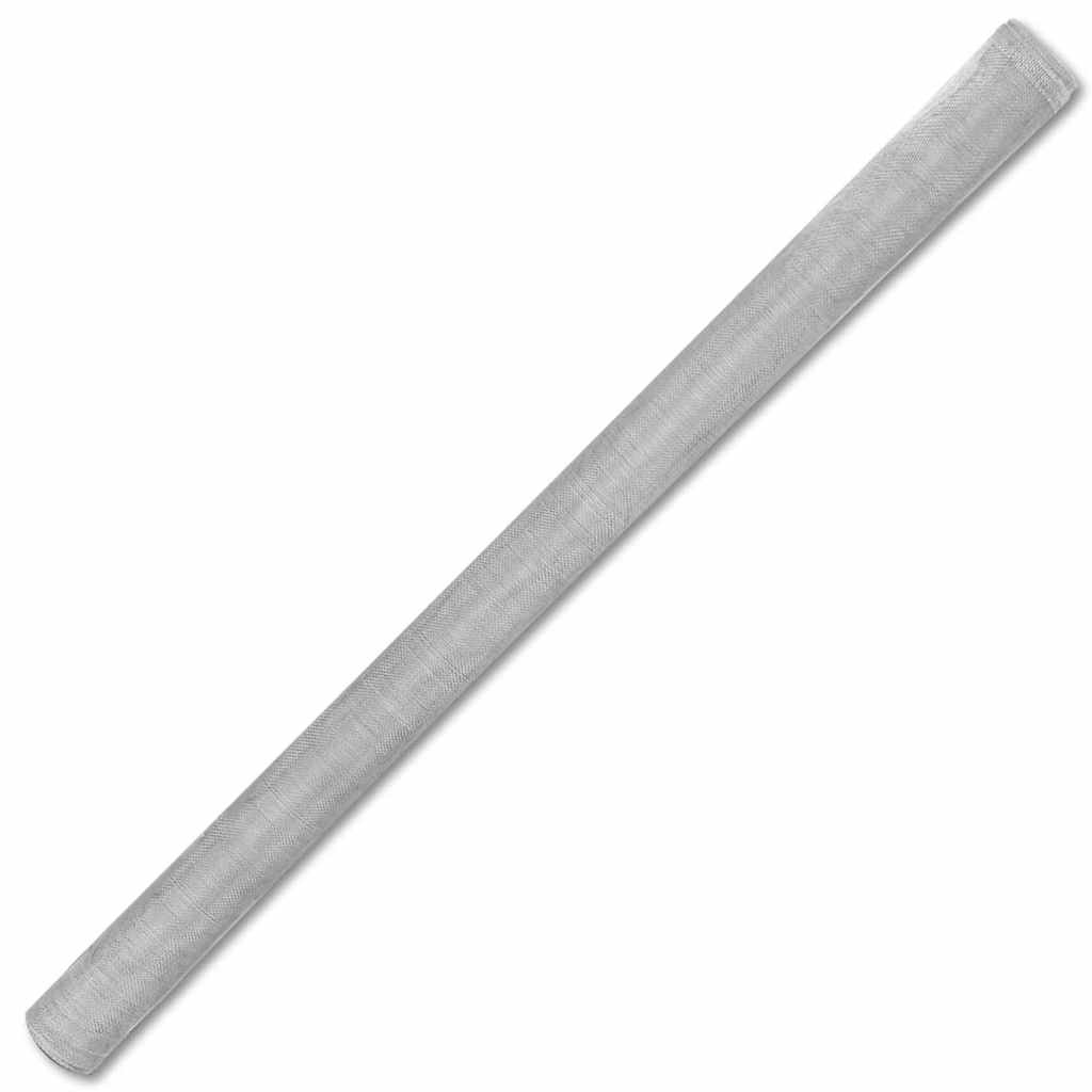 Malla mosquitera de aluminio plateada 100x1000 cm