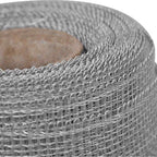 Malla mosquitera de aluminio plateada 100x1000 cm