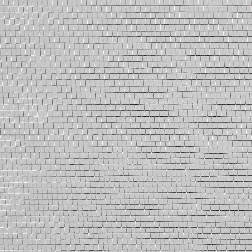 Malla mosquitera de aluminio plateada 100x1000 cm