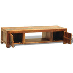 Mueble de TV con 2 puertas de madera reciclada estilo vintage