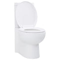 Inodoro WC de esquina cerámica blanco