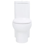 Inodoro WC de esquina cerámica blanco