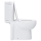 Inodoro WC de esquina cerámica blanco