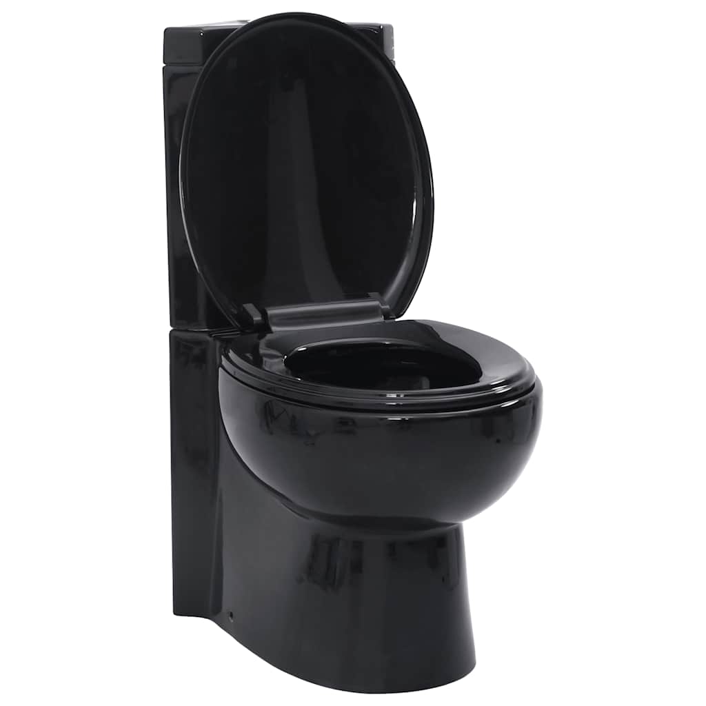 White Ceramic Corner Toilet WC