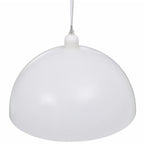 Lámpara de techo 2 uds altura ajustable semiesférica blanca