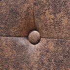 Sillas de comedor 2 unidades cuero sintético marrón