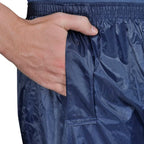 Chubasquero impermeable pantalón sudadera hombre azul marino L