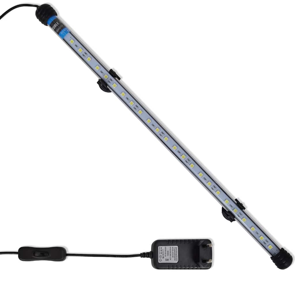 Lámpara LED para acuario blanca 28 cm