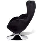 Sillón en forma de huevo negro
